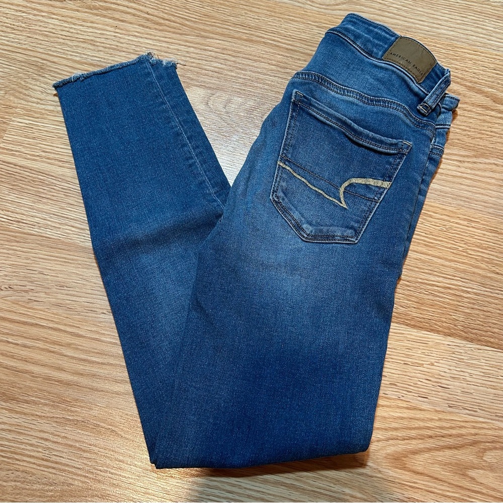 American Eagle‎ hi rise jegging 0 short